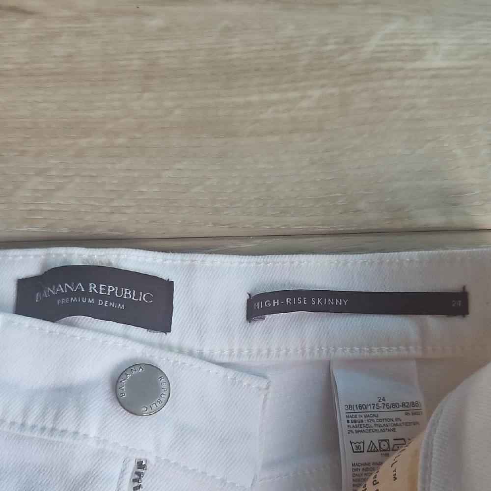 Banana Republic Premium Denim High-Rise Skinny Jeans